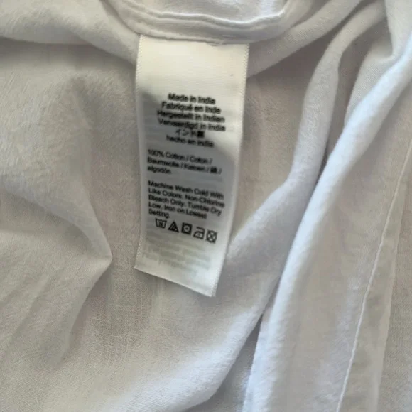 J Crew Beach 100% Cotton Midi Skirt Cover Up size M - Picture 8 of 8